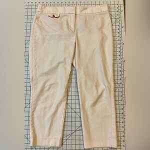 LOFT Ann Taylor Women’s Size 14 Light Pink‎ Julie Capri Pants
